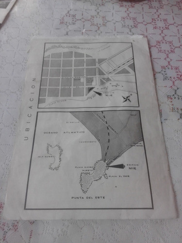 Antiguo Catalogo Edificio Mir Punta Del Este Planos 1