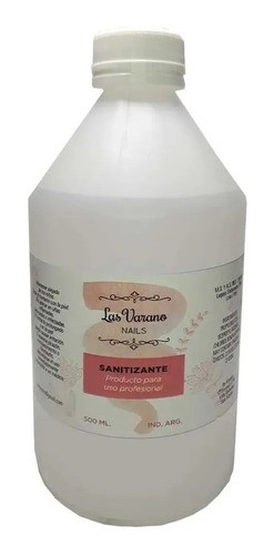 Sanitizante Para Manos Uñas Las Varano Manicuria X 500 Ml 0