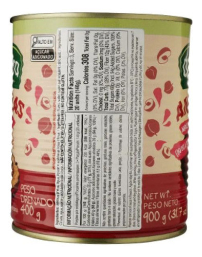 Ameixa Em Calda Cepêra Lata 400g 1