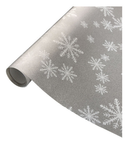 Pelicula Eletrostatica Porta Vidro Flocos De Neve 210x180cm 0