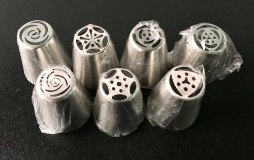 Set De 7 Picos Rusos Para Flores Acero Inox 1 Calidad 0