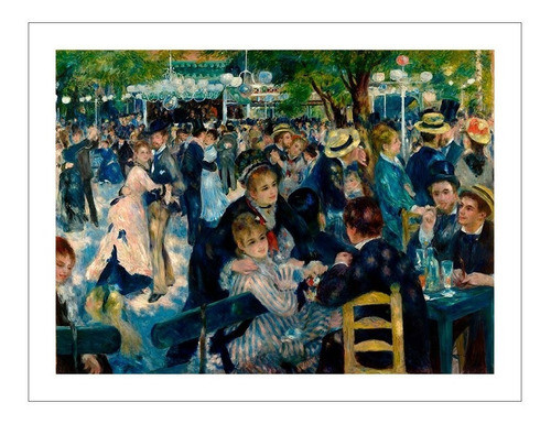 Lamina Fine Art Baile En El Molino Renoir 40x50 Myc 0
