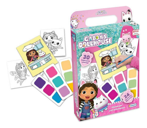 Gabby's Dollhouse Pintando Con Acuarelas - Tapimovil 0