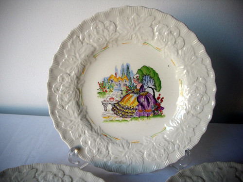 Plato O Bandeja Masas Loza Inglesa Alfred Meakin 0