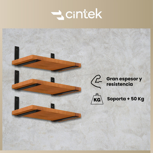 Mensulas Hierro Soporte Estante Repisa Madera Industrial X10 1