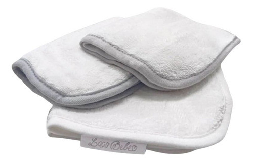 Kit Paninho De Boca/babitas Cinza - Laço Bebê 0