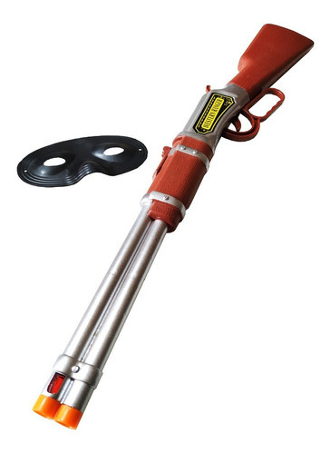 Brinquedo Arma Espingarda Carabina Xerife Faroeste E Mascara 0