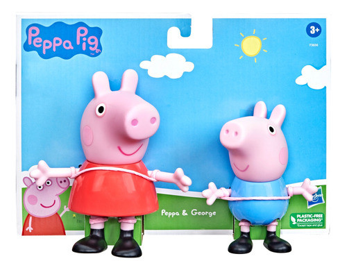 Peppa Pig Y George Set X 2 Figuras Original Teletiendauy 1