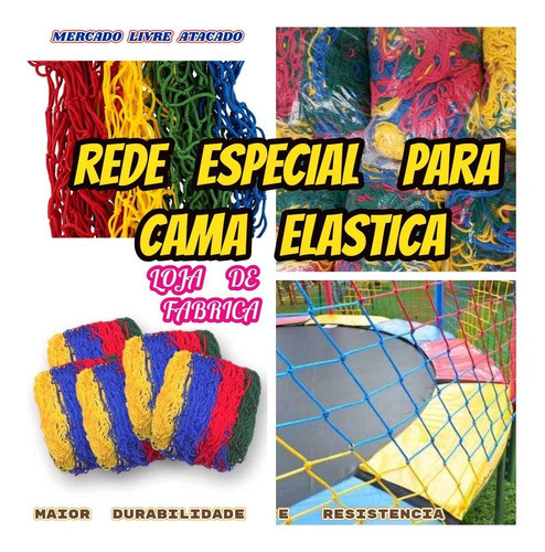 Rede De Proteção 4.27mts+08 Isotubos Loja Da Fabrica+brinde 1