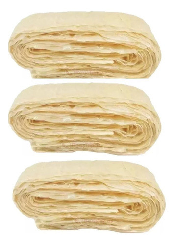 Tripa Seca Bovina P/ Linguiça Calibre 40- Kit Com 3 Pacotes 0