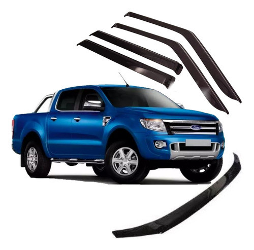Deflector Oriyinall Ranger 2013 2015 Completo Capot Ventanillas Adhesivas X5 0