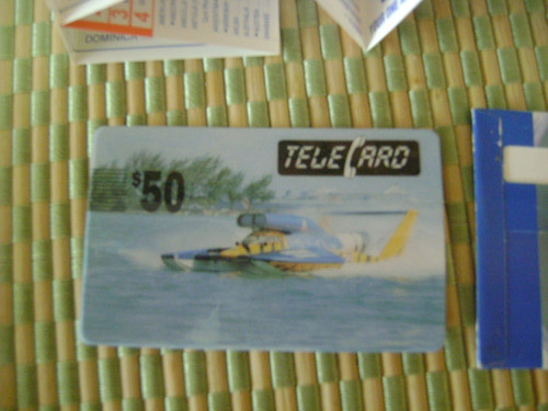 Tarjeta Telefonica Coleccionismo Telecard Hidroplano  1 1