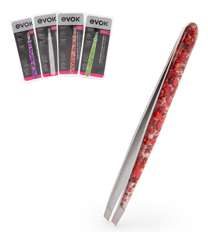 Pinza Recta Para Pestañas Evok 0