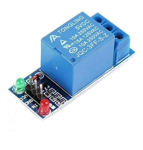 Modulo Rele Relay 1 Canal 5v 10a Arduino Pic Hobbytronica 1