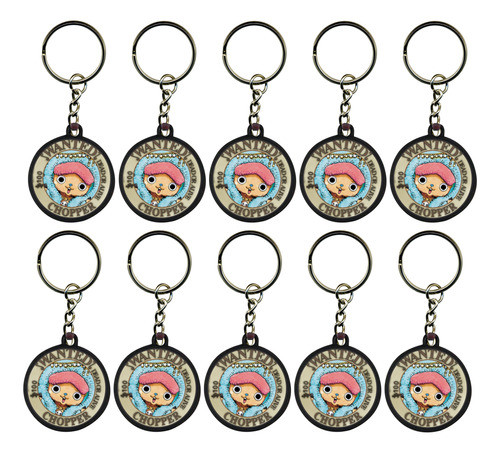10 Chaveiros Chopper One Piece Procurado Mimo Presente Full 0