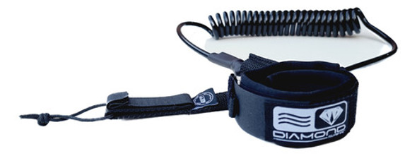 Leash Espiral Stand Up Race 10' X 8mm Joelho Diamond 0 Leash Espiral Stand Up Race 10' X 8mm Joelho Diamond 0