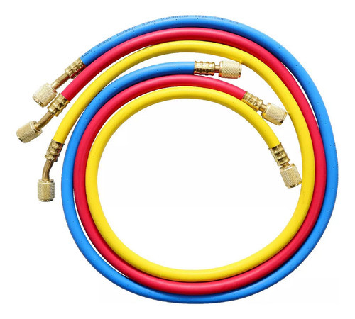 Juego De Mangueras Para Manifold Gas R22 Largo Total 250cm 0
