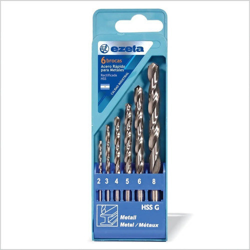 Set Juego Mecha Acero Rapido 6 Mechas 2-8 Mm Ezeta 1