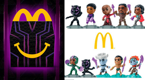 Jueguete Mcdonald's Pantera Negra En Combate Wakanda Siempre 0