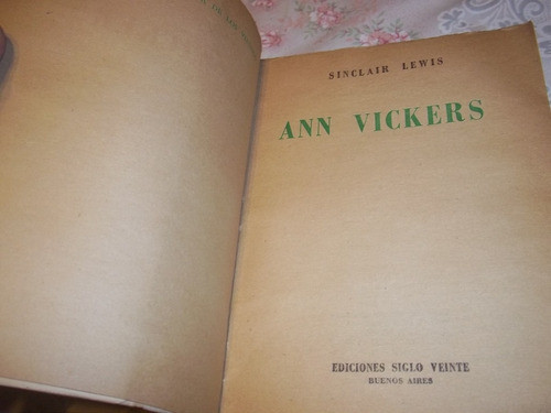 Ann Vickers - Sinclair Lewis - Coleccion Rosa De Los Vientos 1