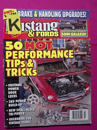 Revista Mustang And Fords, Usa Julio 1999 50 Hot Performance 0