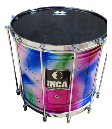 Repique 12 X 12 Inca Percusion - Urbano - Herrajes Cromados 0
