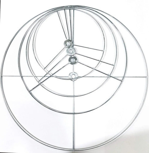 Armazon Aro + Lira Pantallas Lamparas 35cm X 10 Unidad 1