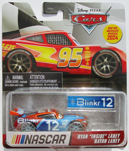 Disney Cars - Ryan Inside Laney - Serie  Nascar - Mattel - 0
