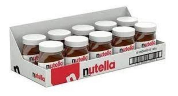 Nutella Creme De Avelã Kit 10 Pote 140g 1