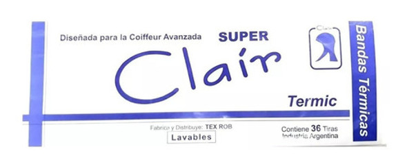 Bandas Termicas Grandes Reflejos Mechas Clair X 36 Tiras 0