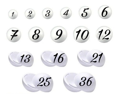 Esfera Telgopor Nº3  X50u. - Cotillón Waf 1