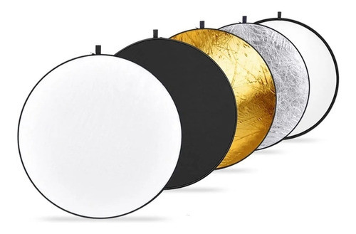Disco Reflector De Fotografia Plegable 5 En 1 Iluminacion 1