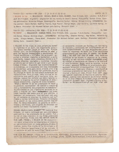 1958 Taller Torres Garcia Cine Club Ilustra Antonio Pezzino 1