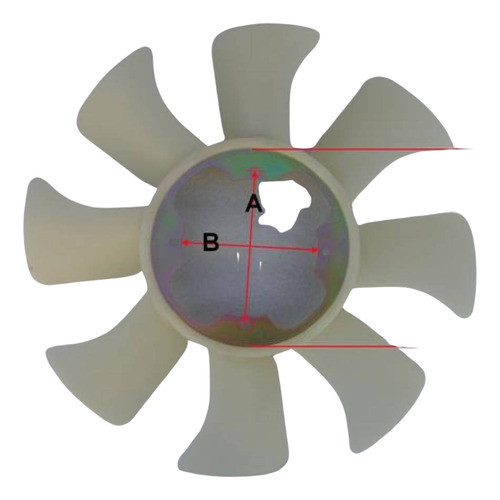 Paleta Ventilador  Nissan Rd28 0