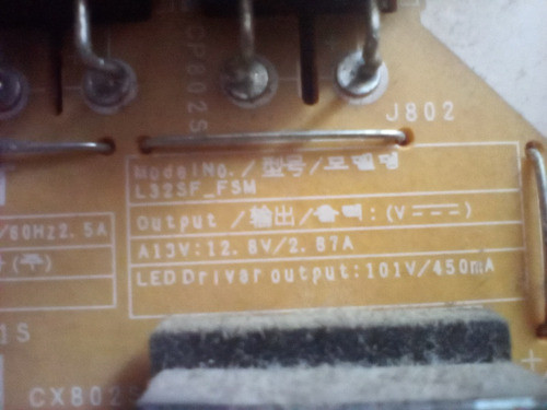 Fuente Samsung Un32j5500agcfv 1