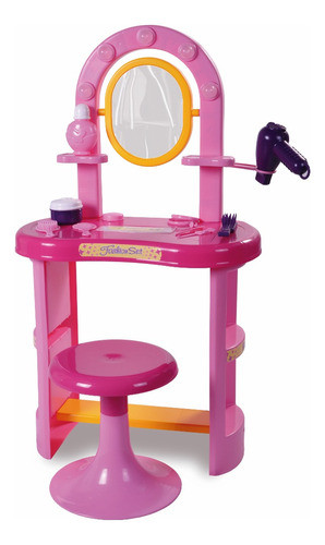 Set Belleza Fashion Set Banco Infantil Secador Y Acce Rondi 0