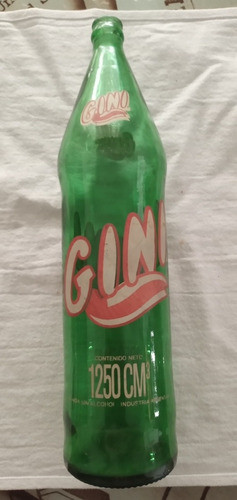 Antigua Botella De Gaseosa Gini.ind Arg 0