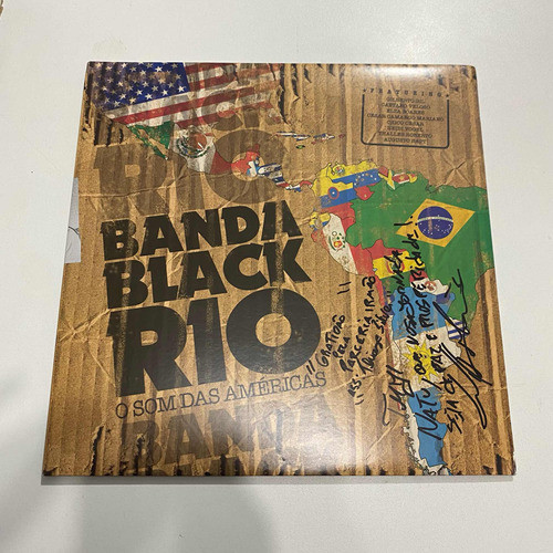 Lp Capa Dupla- Banda Black Rio ( O Som Das Américas, Autogra 0