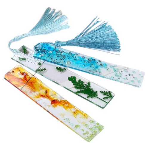 Moldes Silicona Señalador Marcapagina Liso 14cm X 3 Unidades 1