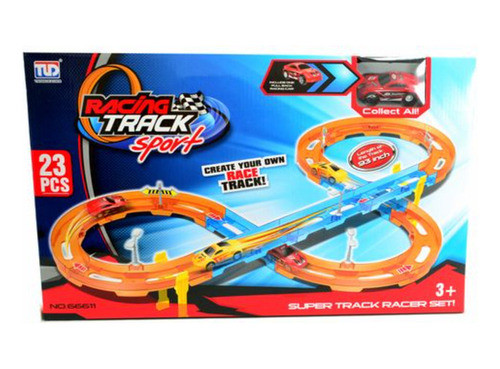 Pista Para Autos 23 Piezas En Caja 45x28cm - 55405 0