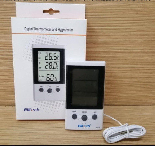 Termometro Refrigeracion Dt-3 Tem In/out Humedad 1