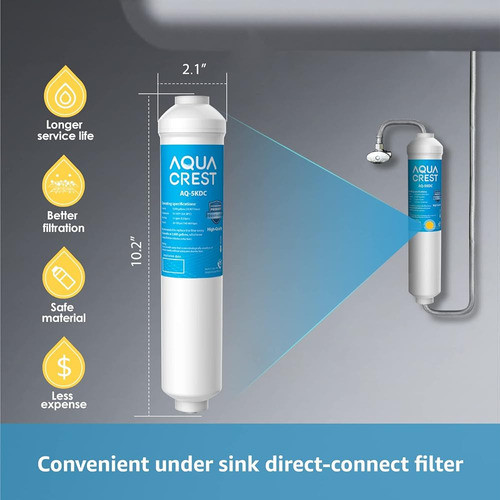 Aqua Crest 5kdc Bajo El Sistema De Filtración De Agua Del Fr 1