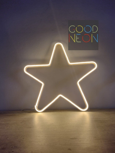 Cartel Estrella Neon Led 0