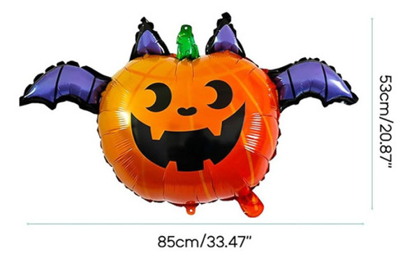 Combo Halloween Deco Globos + Globo Metalizado + Cortina Set 1 Combo Halloween Deco Globos + Globo Metalizado + Cortina Set 1
