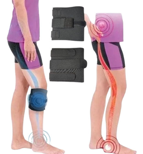 Rodillera Alivio Dolor Ciatica Imán Acupresion Neoprene 0