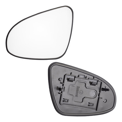 Lente Com Base Retrovisor Esquerdo Toyota Etios 2015 A 2019 1