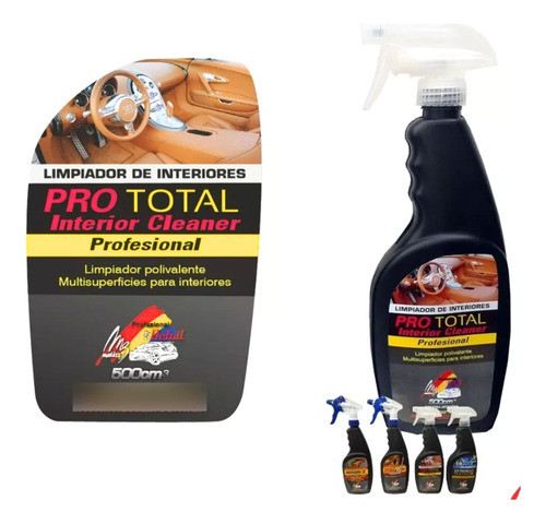 Interior Cleaner Limpiador De Interiores Autos 500 Ml 0
