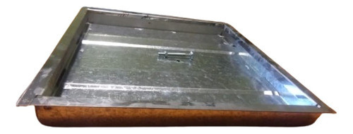 Tapa Cámara Septica Galvanizada 40x40 C/filete Acero Inoxi 1