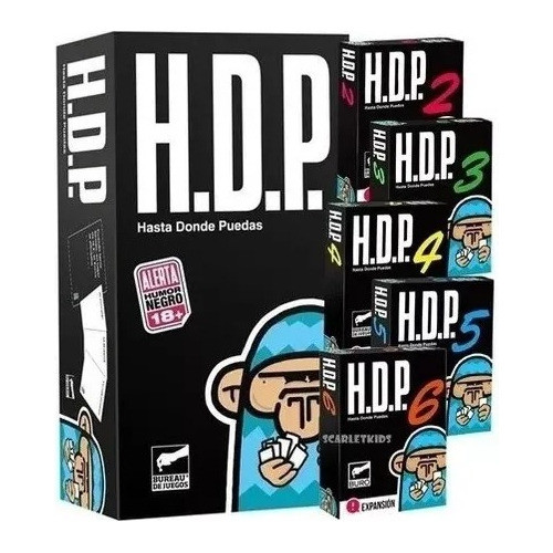 Combo Juego Hdp + Las Expansiones 2, 3, 4, 5, 6 Bureau - M4e 0