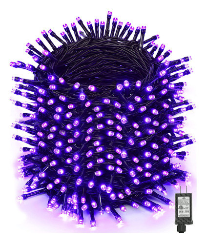 Lomotech Luces De Halloween Moradas, 600 Luces Led De 196 Pi 0